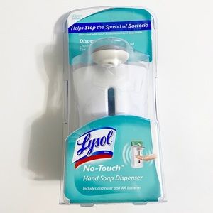 New Lysol No Touch Dispenser 8.5 oz Plastic